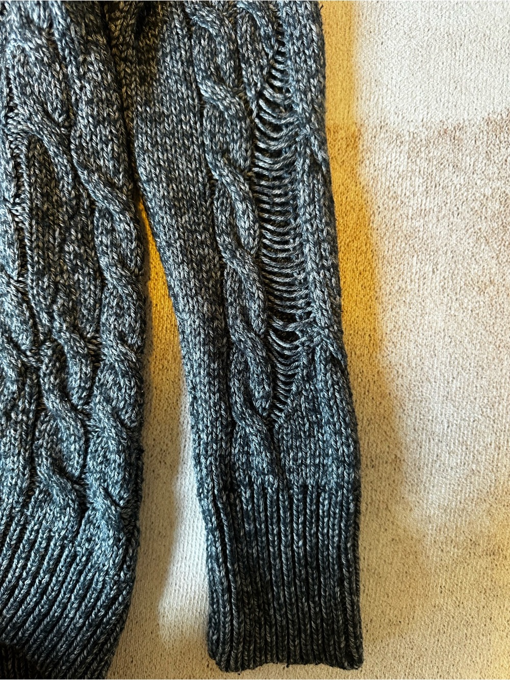 Distressed Knit Sweater πππ» Perfect for Fall! - Picture 4 of 6